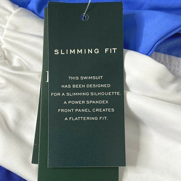 Ralph Lauren Women's size 10 Color Block Twist Back One Piece Bathing Swim Suit - Picture 4 of 9